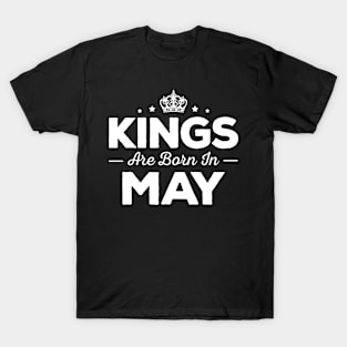 Kings Are Born In May T-Shirt